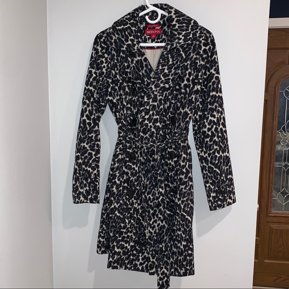Merona Jackets & Blazers - Cheetah Raincoat